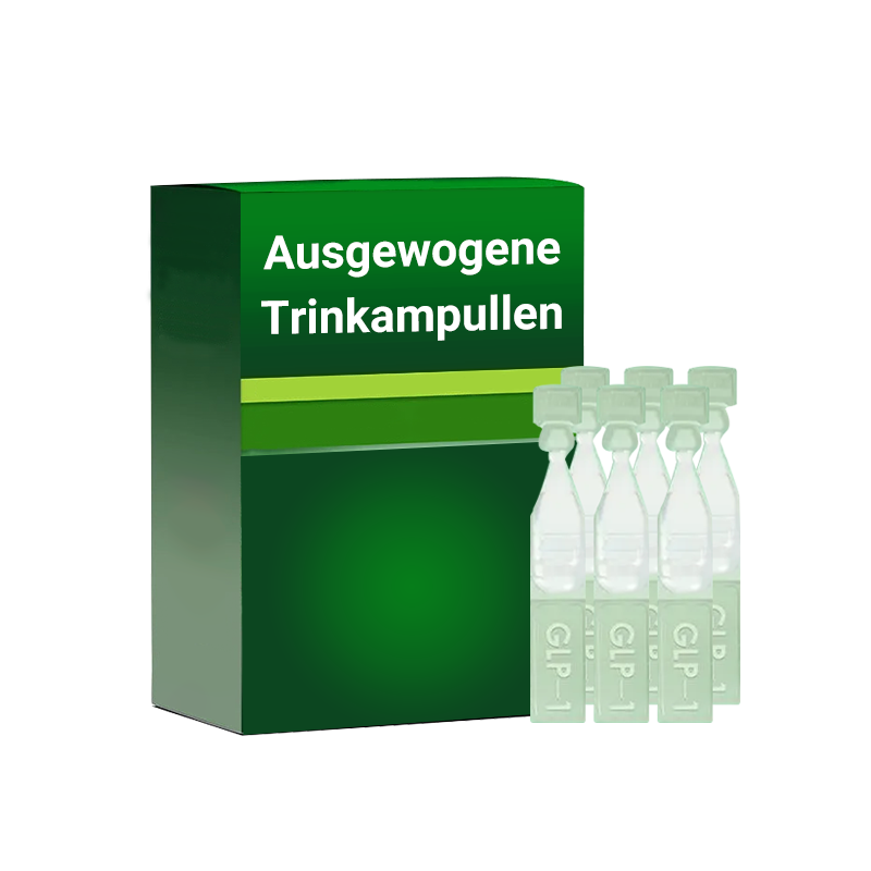 Ausgewogene Trinkampullen