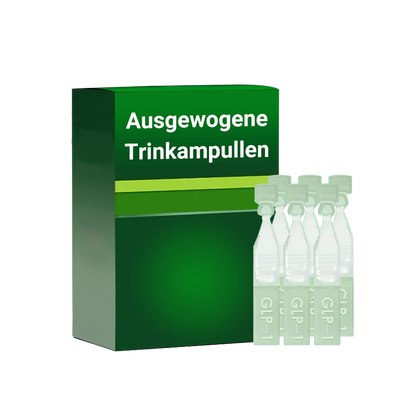 Ausgewogene Trinkampullen