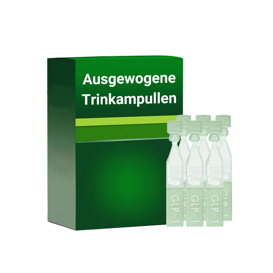 Ausgewogene Trinkampullen