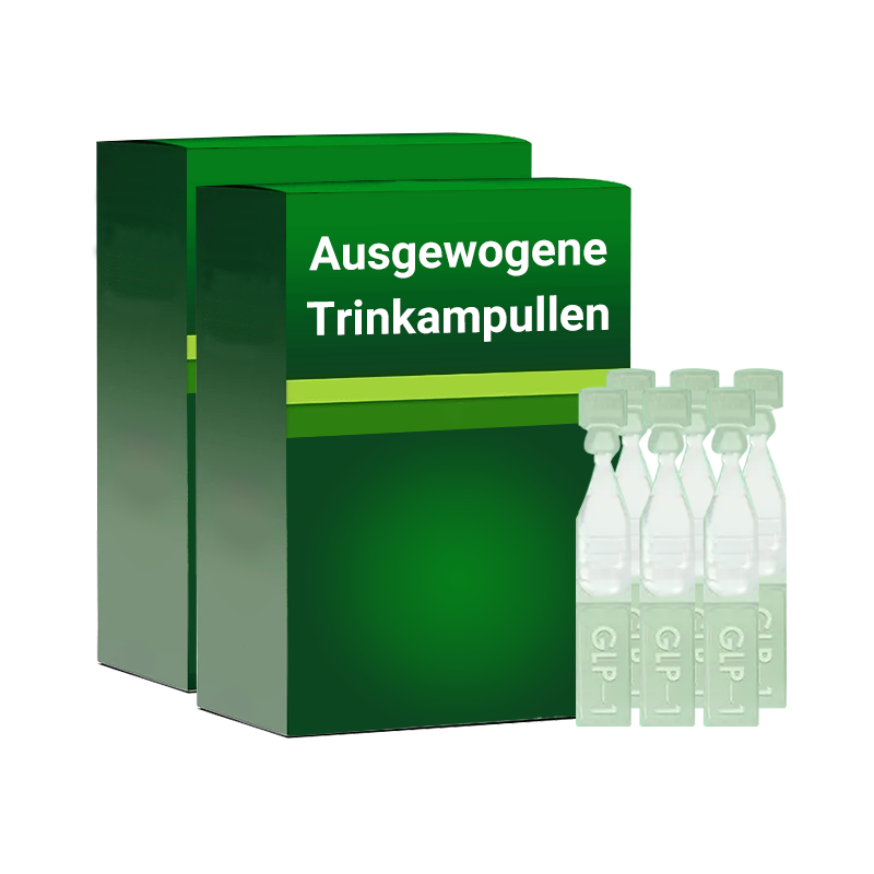 Ausgewogene Trinkampullen