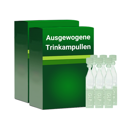 Ausgewogene Trinkampullen