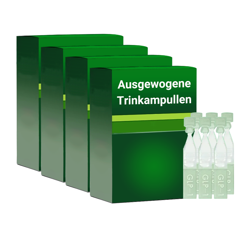 Ausgewogene Trinkampullen
