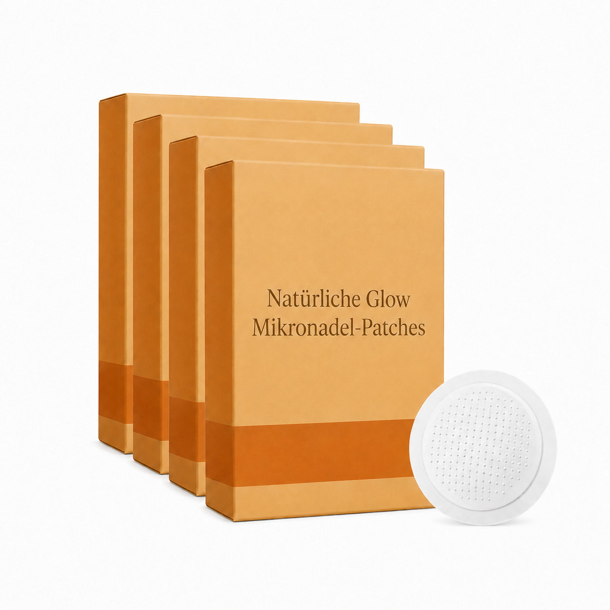 Natürliche Glow Mikronadel-Patches