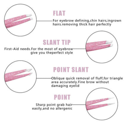 Elycare Präzisions Pinzetten Set